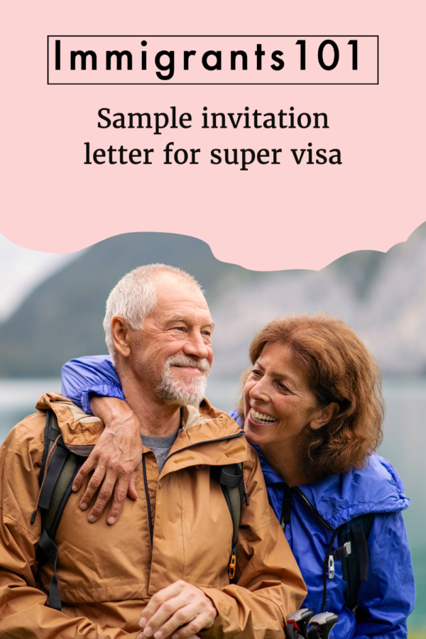 Sample invitation letter for super visa