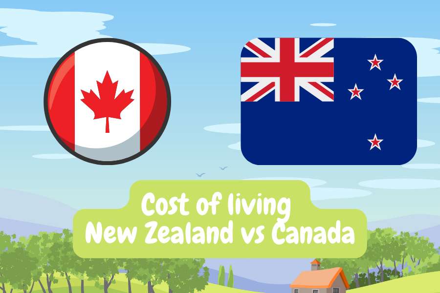 Cost of living New Zealand and Canada